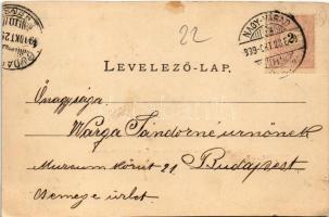 1899 Nagyvárad, Oradea; M. kir. Honvéd hadapródiskola. Sonnenfeld A. kiadása / K. ung. Cadettenschul...