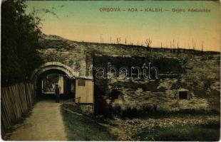 Orsova, bejáró Ada Kalehba, várkapu. M. J. 430. / castle gate (EK)