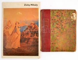 Berkovits Ilona: Zichy Mihály. Bp., 1977., Corvina,(Offset-ny.), 4+8 p.+12 (reprodukciók)  + 35 db Zichy erotikus képeiről készült nyomat.