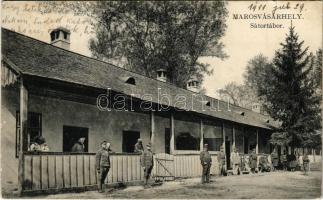 1911 Marosvásárhely, Targu Mures; Sátortábor. Porjes S. Sándor kiadása 4745. / K.u.K. military camp (fl)