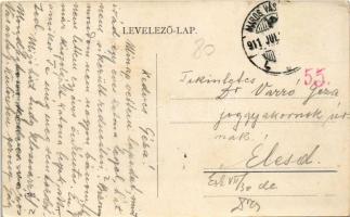 1911 Marosvásárhely, Targu Mures; Sátortábor. Porjes S. Sándor kiadása 4745. / K.u.K. military camp ...