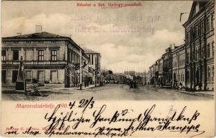 1904 Marosvásárhely, Targu Mures; Szent György utca. Petróczy G. kiadása / street view (EK)