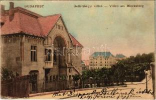 1911 Budapest XI. Gellérthegyi villák. Fellner Mór kiadása