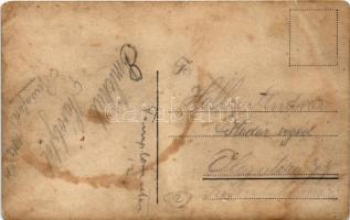 1912 Budapest XXII. Budafok, Meckl Gusztáv Kádár Műhelye, Mozgófénykép mozi, óriás hordón  a kádárle...