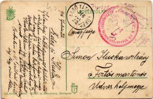 1916 Alsótátrafüred, Unter-Schmecks, Dolny Smokovec (Tátra, Magas Tátra, Vysoké Tatry); látkép, szál...