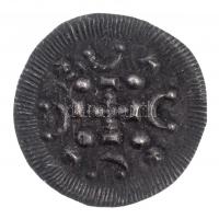 1131-1141. Denár Ag "II. Béla" (0,19g) T:2 patina Hungary 1131-1141. Denar Ag "Bela II" (0,19g) C:XF patina Huszár: 89., Unger I.: 48.