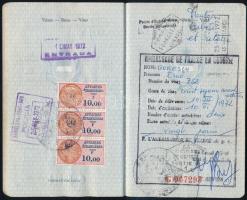 1971 Magyar Népköztársaság által kiállított kék útlevél / Hungarian passport