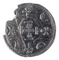 1162-1172. Denár Ag III. István (0,21g) T:2 hajlott lemez, kitörés Hungary 1162-1172. Denar Ag Stephen III (0,21g) C:XF bent coin, cracked Huszár: 164., Unger I.: 86.