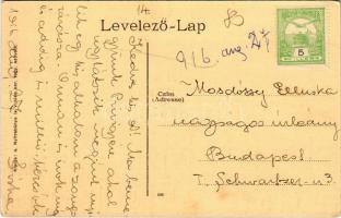 1916 Nyitrabánya, Krickerhau, Handlová; Római katolikus templom és plébánia. Fogyasztási szövetkezet...