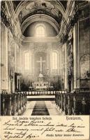 1903 Komárom, Komárno; Szent András templom, belső. Spitzer Sándor kiadása / church, interior (EK)