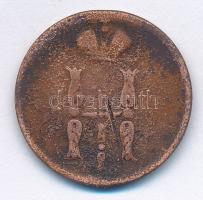 Orosz Birodalom 1853. 1k Cu "I. Miklós" T:3  Russian Empire 1853. 1 Kopek Cu "Nicholas I" C:F  C#149.1