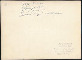 1936 Széchenyi bál. pecséttel jelzett fotó 24x18 cm