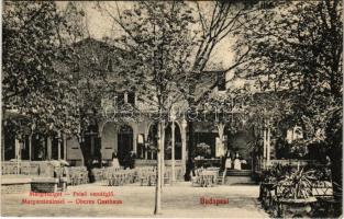 1911 Budapest XIII. Margitsziget, felső vendéglő