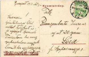 1911 Budapest X. Hungária körút, Gróf Andrássy laktanya, lovas tüzérség, legénységi lakosztály, kato...