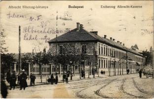 Budapest XIII. Angyalföld, Albrecht főherceg laktanya a Lehel utcában / Erzherzog Albrecht Kaserne, K.u.k.