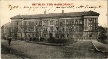 1915 Budapest VII. Bethlen téri hadikórház (Izraelita Siketnémák Budapesti Országos Intézete) (13,9 cm x 7,8 cm)
