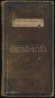 1914, 1921 Kereskedelmi Akadémia lekckekönyv, Közgazdasági Egyetem leckekönyve aláírásokkal. Grosschmidt, Klebersberg stb