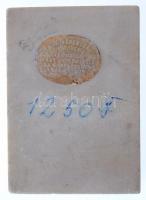 1932. "Pénzintézeti Sportegyletek Szövetsége" jelzett Ag plakett márványtalpon, "ASZT...