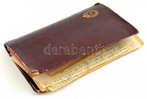 cca 1916-1920 I. világháborús katona front hagyatéka: katonatársakról készített rajzok, haza küldött...