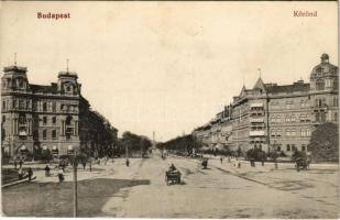 1914 Budapest VI. Körönd az Andrássy úton