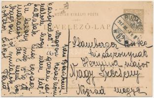 1912 Budapest V. Báthory utca, 8-as és 10-es villamos. photo