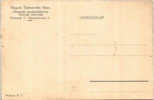 Budapest V. Magyar Testnevelés Háza, Olimpiai gyakorlóterem, birkózás és ökölvívás, belső. Alkotmány...