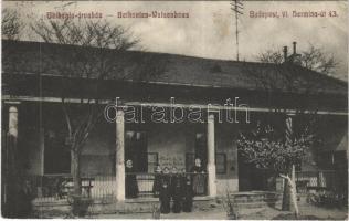 1912 Budapest XIV. Bethania árvaház. Hermina út 43.