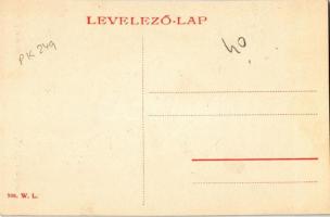 Tiszolc, Tisovec; Evangélikus templom. W. L. 706. / Lutheran church (vágott / cut)