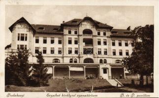Budakeszi Erzsébet szanatórium B és D pavilon