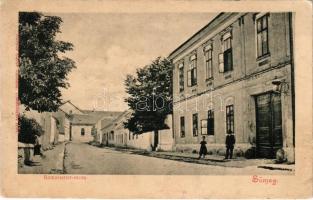 1909 Sümeg, Ramassetter utca. Horvát Gábor kiadása (r)