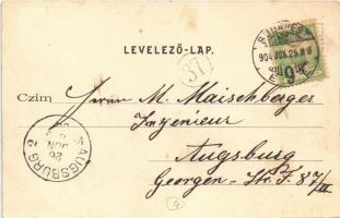 1904 Budapest XX. Pestszenterzsébet, Pesterzsébet, Erzsébetfalva; Fegyvergyár. Havas Ferenc kiadása