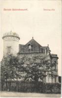 1912 Balatonkenese, Jánossy villa. Rosenthal Dávid kiadása 128.