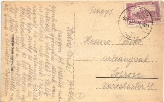 1924 Balatonvilágos, part, kabinok és villa  (EK)