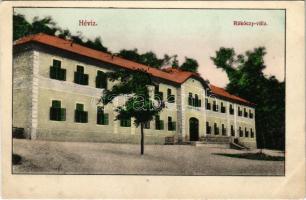 Hévíz, Rákóczi ház, villa. Marton Mór kiadása (EK)