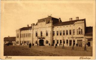 1929 Makó, Városháza, üzletek. Horváth Ferenc kiadása (EK)