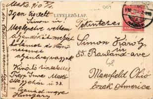 1910 Makó, Megyeház utca, Járásbíróság. W. L. Bp. 4112. (EB)