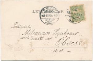 1906 Eger, látkép. Engländer kiadása (EK)