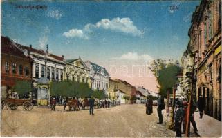 1928 Sátoraljaújhely, Fő tér, üzletek (r)