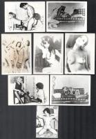 8 db pornó és erotikus fotó, 9,5×6,5 és 9×12 cm