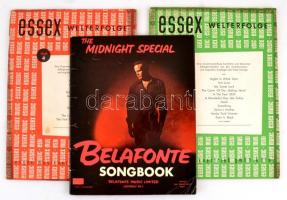 3 db modern kottafüzet Belafonte, Welterfolge