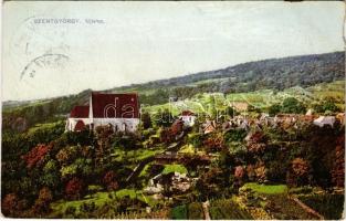 Szentgyörgy, Sankt Georgen, Svaty Jur pri Bratislave, Sväty Jur; Újtelep, Római katolikus templom. Fischhof István kiadása / general view, Catholic church (b)