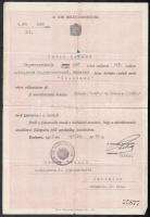 1935 M. kir. belügyminiszter által kiadott névváltoztatási okmány