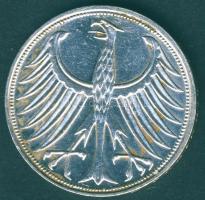 NSZK 1969F 5M Ag T:3/3+ kis ph