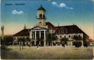 1916 Zombor, Sombor; Városháza / town hall (kis szakadás / small tear)