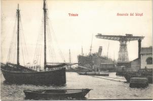 Trieste, Arsenale del Lloys / ship factory and port