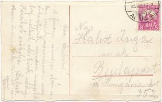 1927 Csopak, strand, fürdőzők. photo (EK)