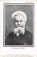 1844-1900 Munkácsy Mihály, magyar festő gyászlapja. / Hungarian painters obituary card