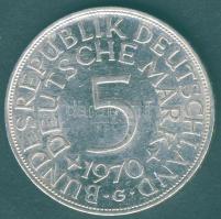 NSZK 1970G 5M Ag T:2/3 kis ph.