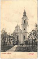 1912 Gyöngyös, Ferenciek temploma. Bendl Károly kiadása