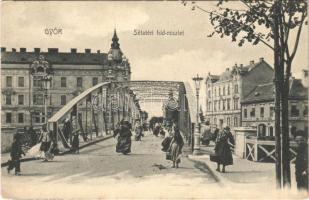 Győr, Sétatéri híd. Nitsmann József 4793.